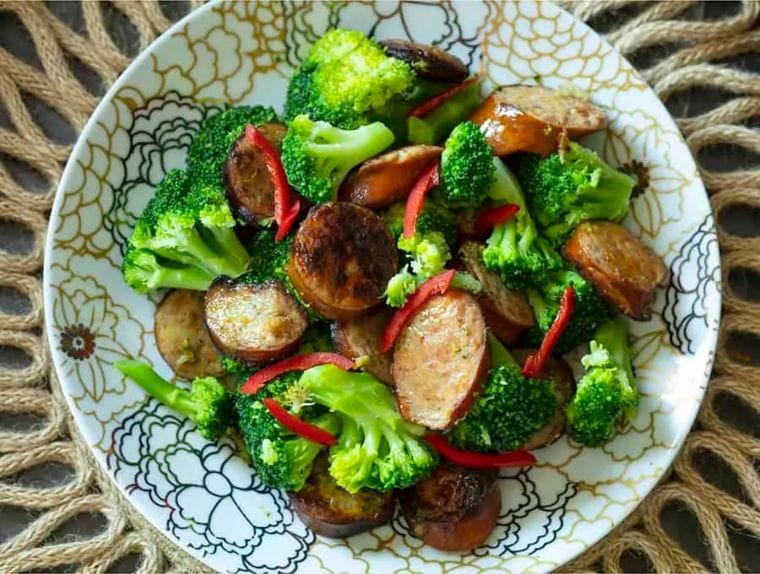 Keto Broccoli and Sausage