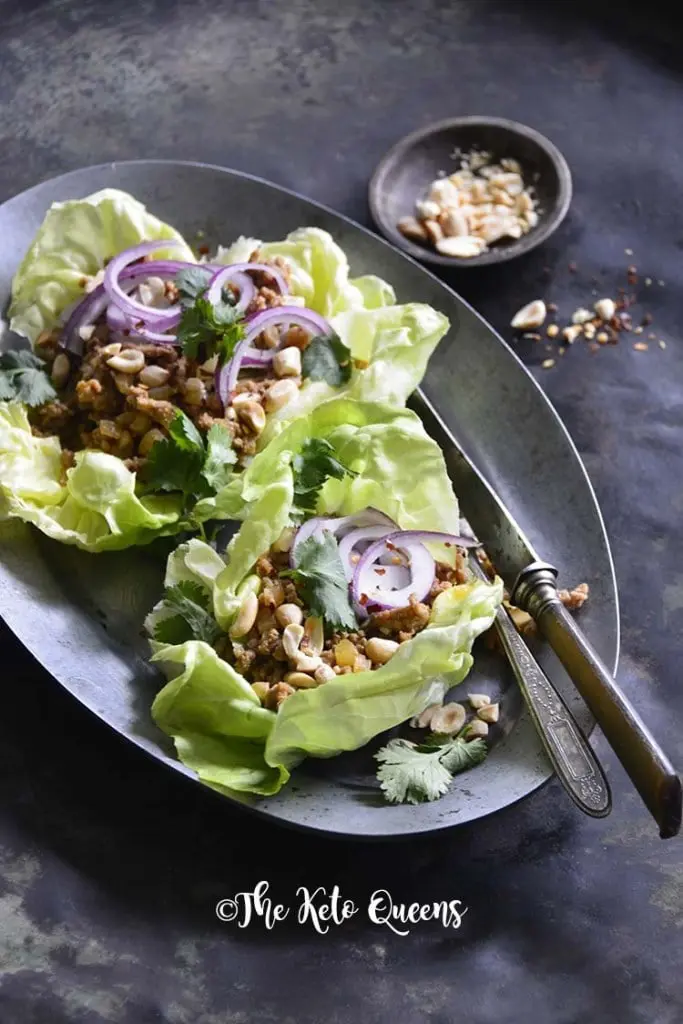 Thai Turkey Lettuce Wraps