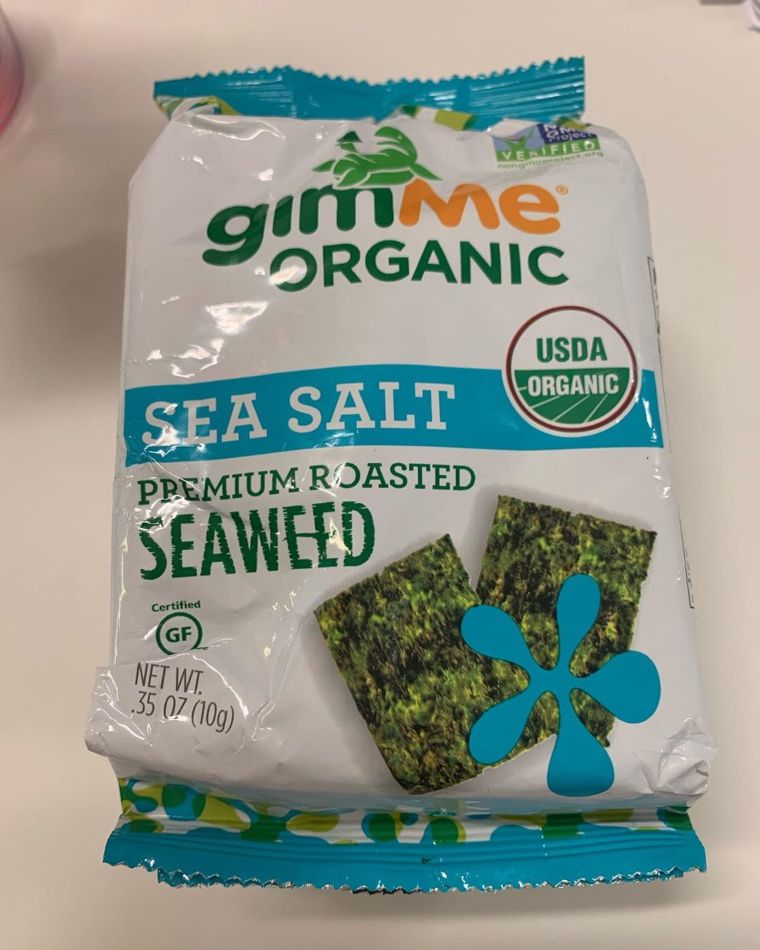 Gimme Organic Sea Salt Roasted Seaweed Snacks