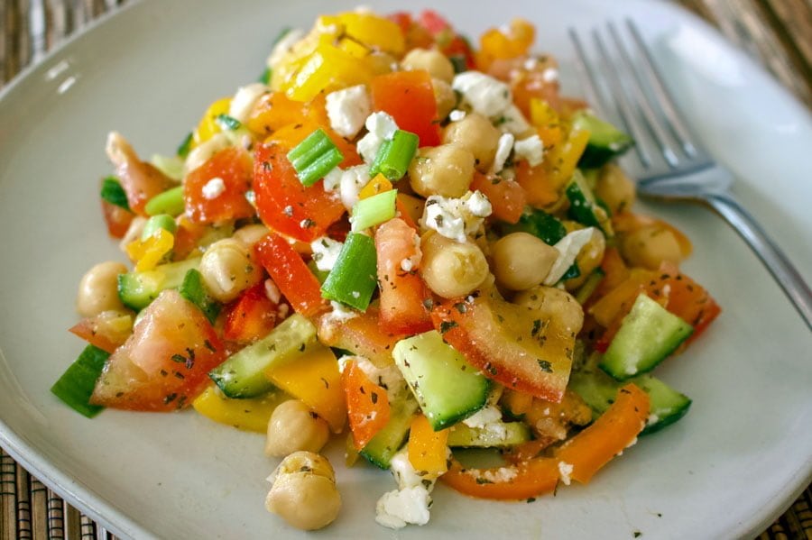 Easy Chickpea Salad