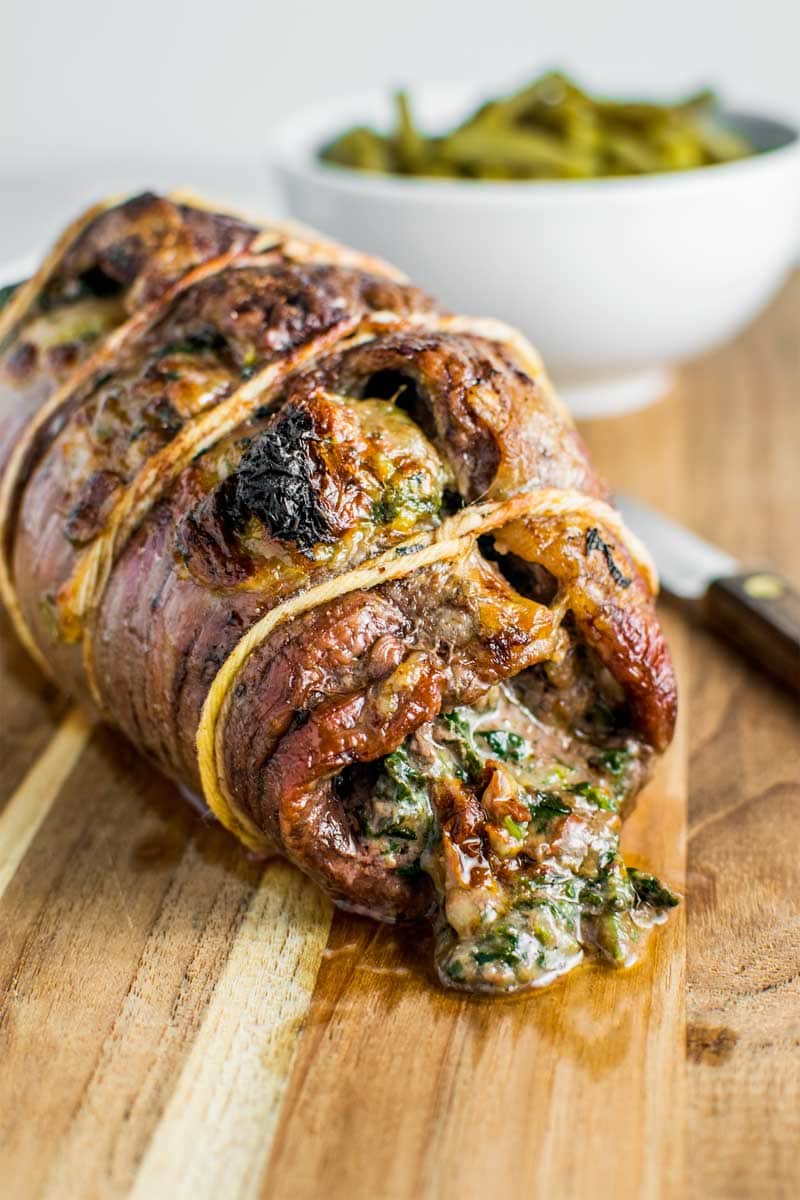 Baked Stuffed Flank Steak