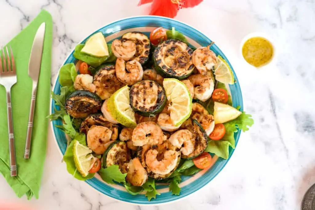 Shrimp Zucchini Salad