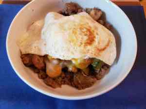 Sausage Vegetable Breakfast Bowl