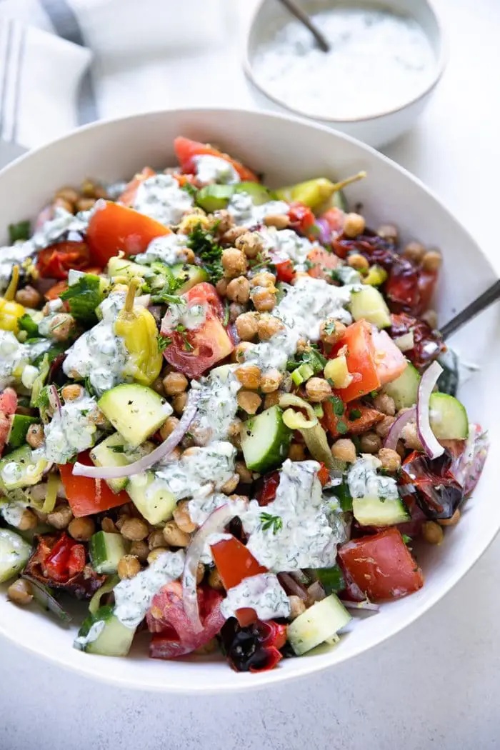 Chickpea Tomato Salad