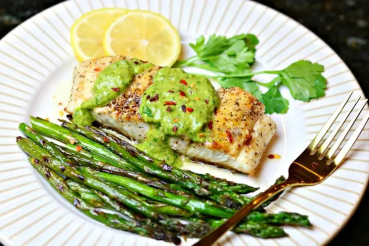 Pan-Seared Halibut