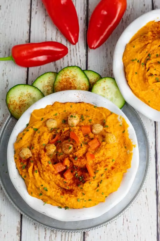 Roasted Red Pepper Hummus