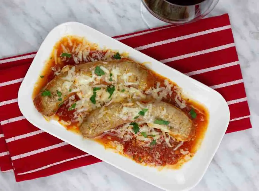 Cheesy Sausage Parmigiana