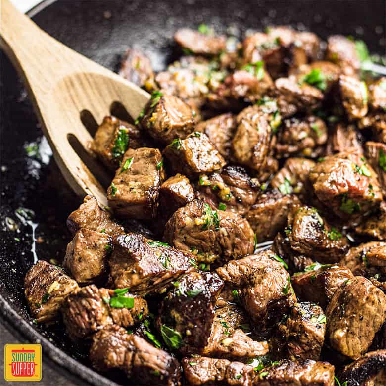 Garlic Butter Steak Bites