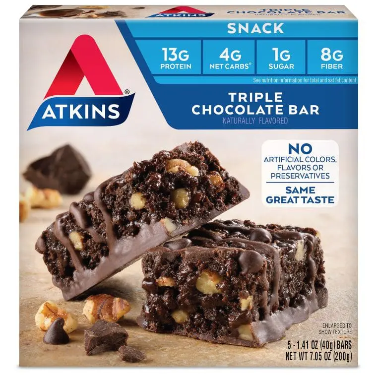 Atkins Triple Chocolate Snack Bar