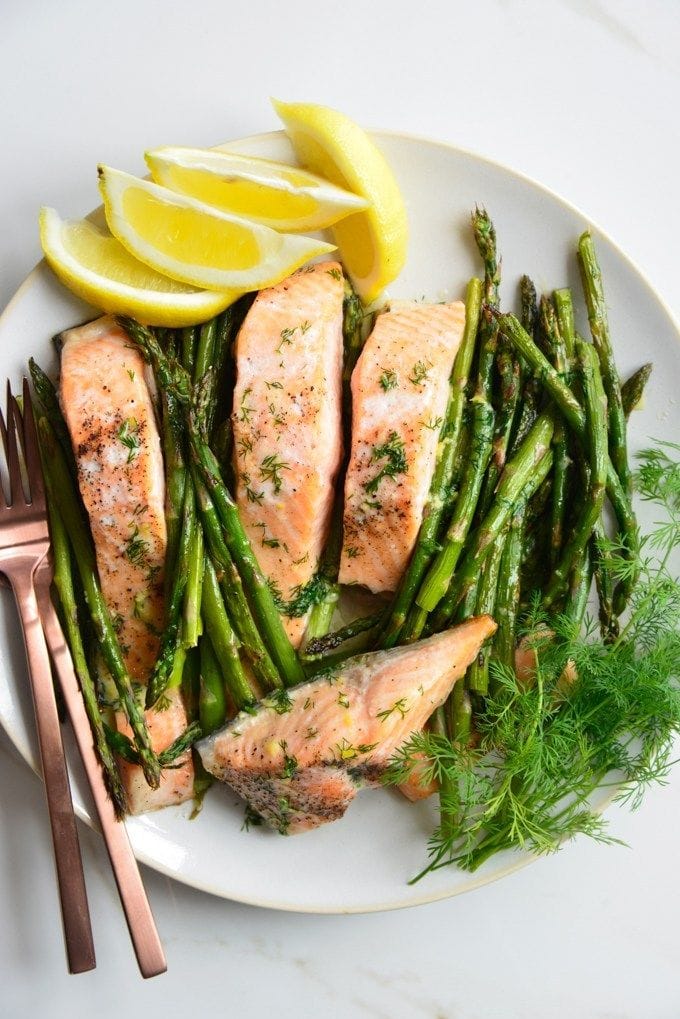 Butter Dill Baked Salmon