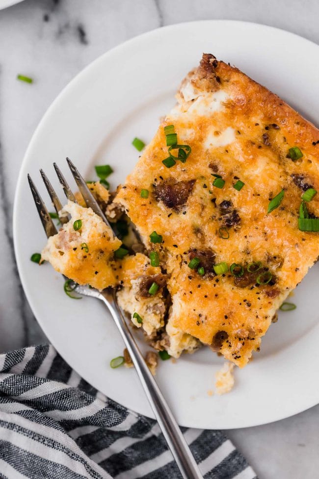 Low Carb Sausage Breakfast Casserole