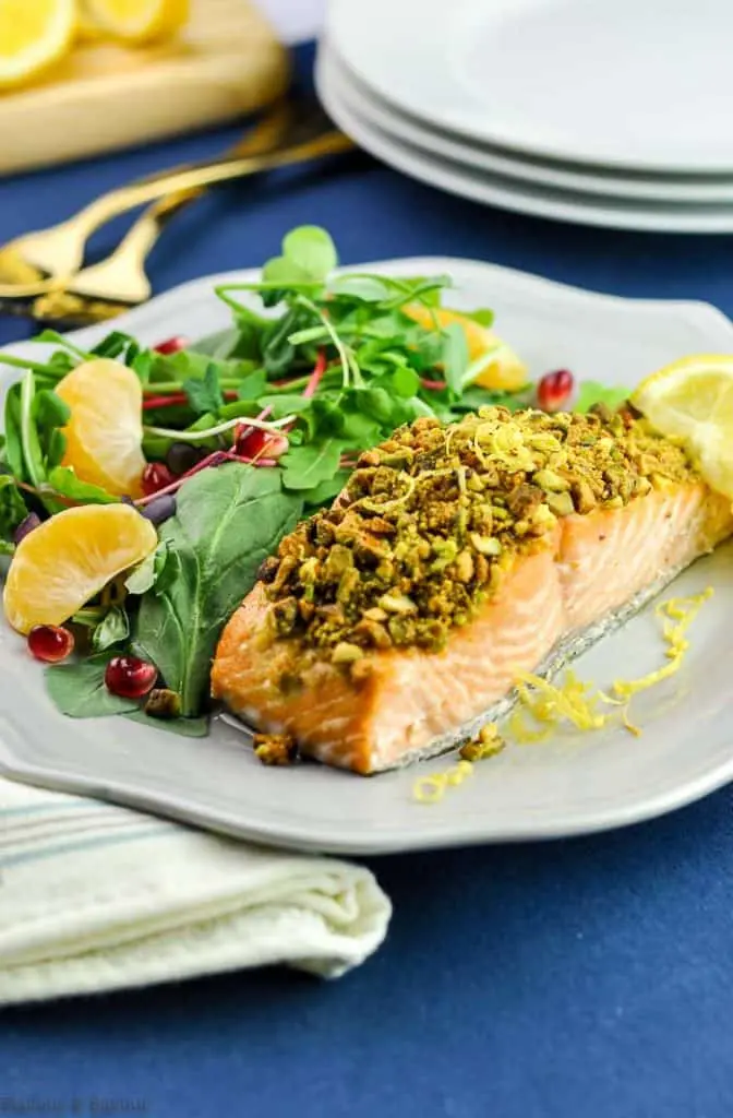 Pistachio Crusted Salmon