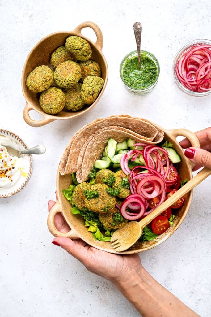 Healthy Baked Falafel