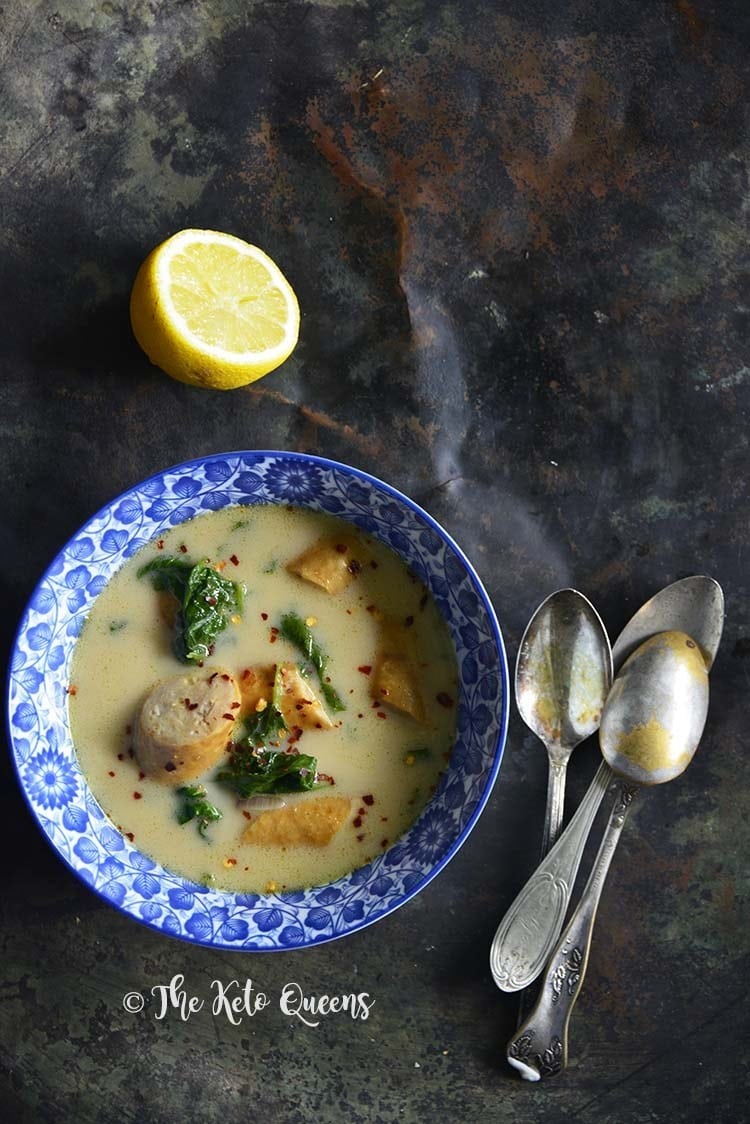 Creamy Sausage and Spinach Soup