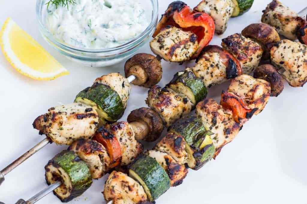 Lemon-Oregano Chicken Kabobs