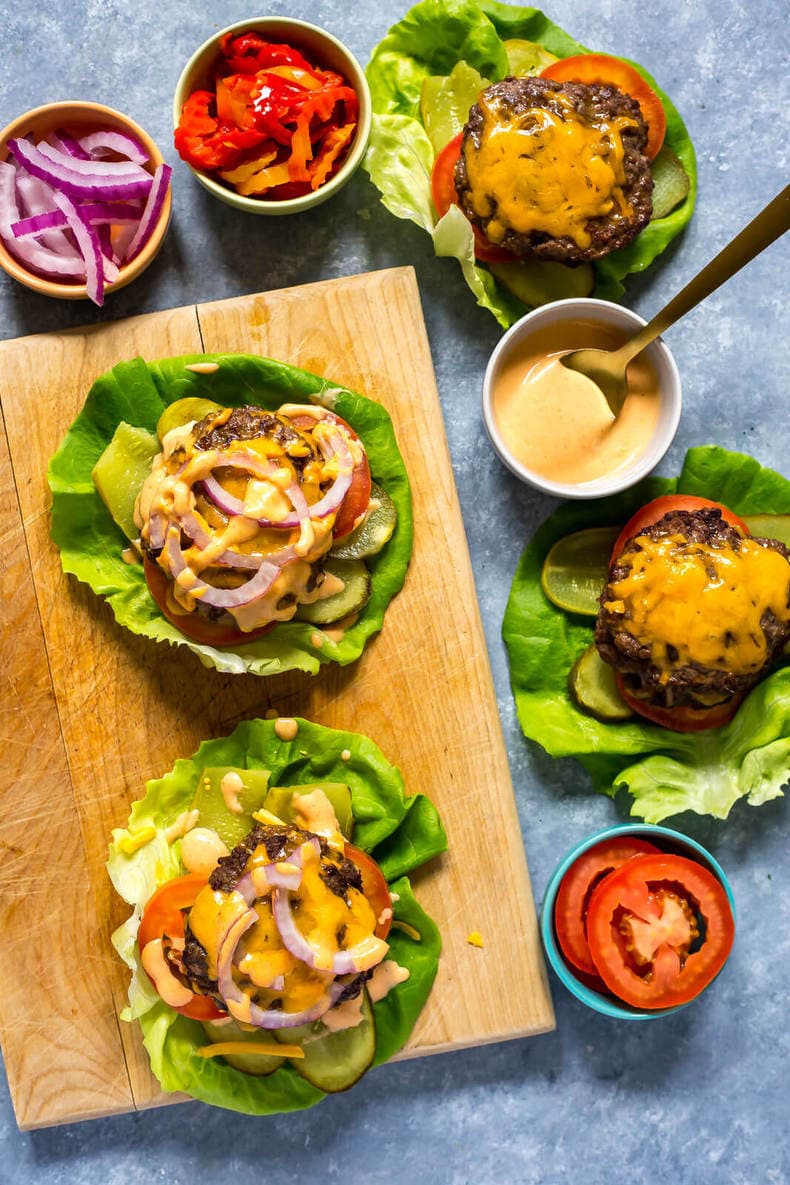 Burger Lettuce Wraps