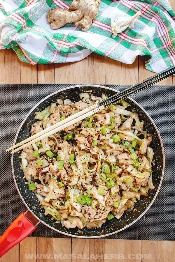 Chicken Cabbage Stir-Fry