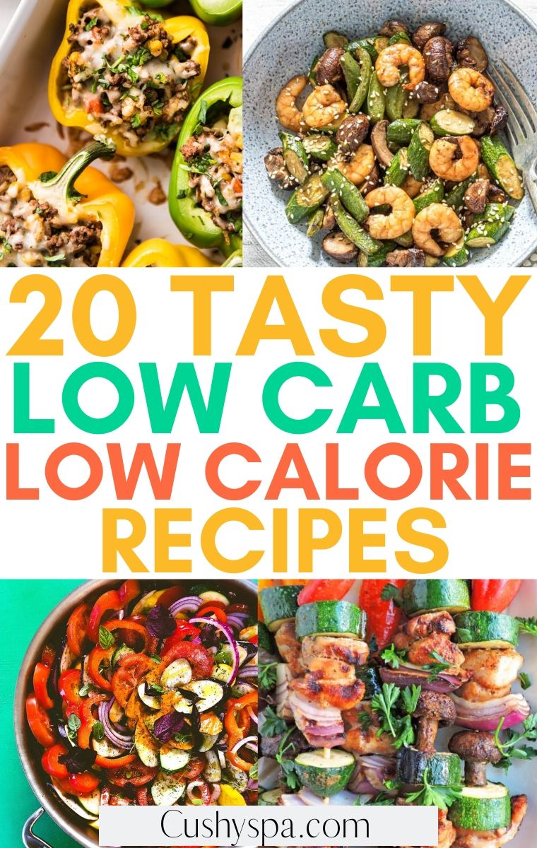 low carb low calorie recipes