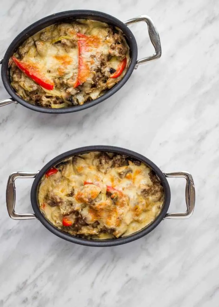 Philly Cheesesteak Casserole