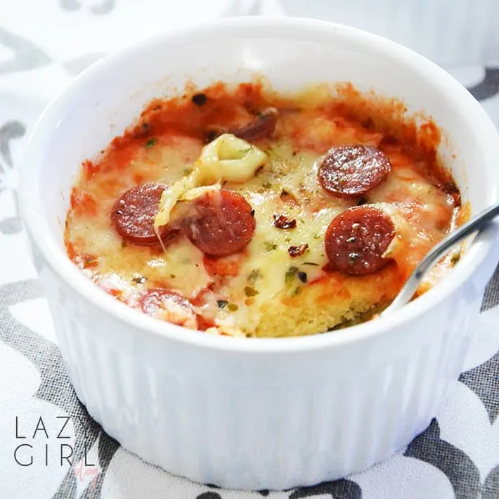 Keto Pizza In A Mug