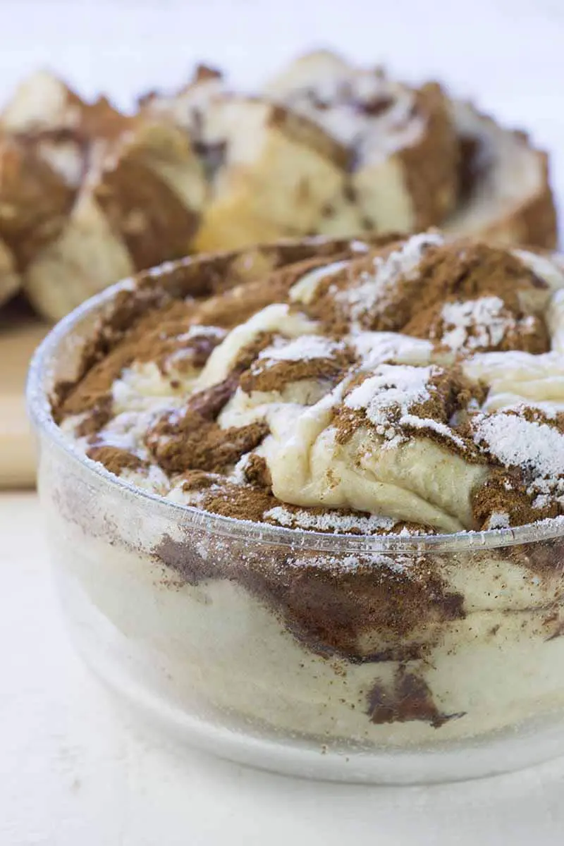 Cinnamon Swirl Protein Cake