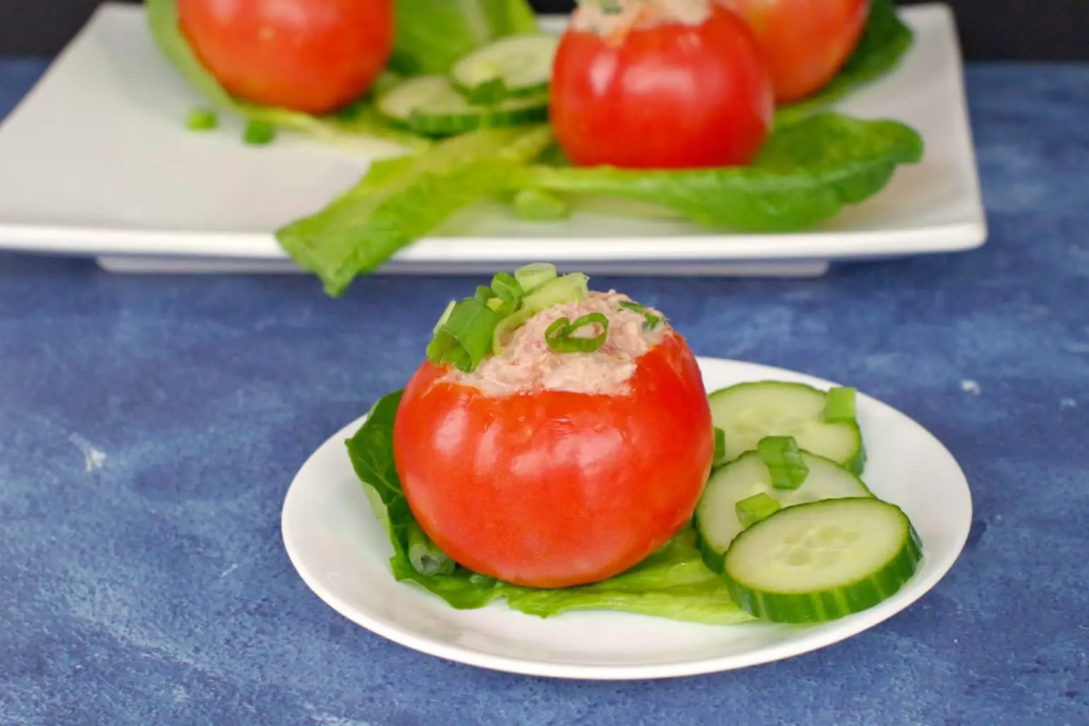 Tuna Stuffed Tomatoes