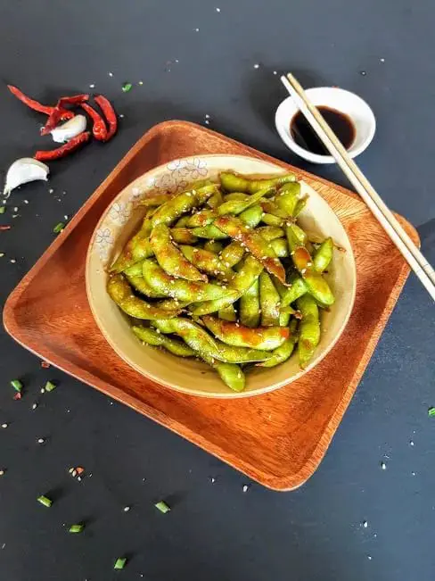 Chili Garlic Edamame