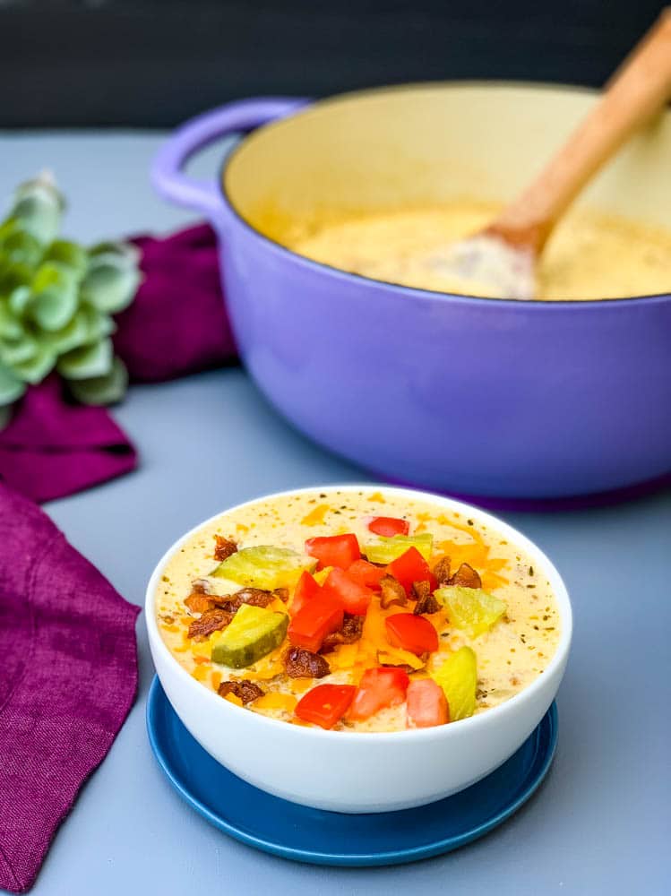 Keto Cheeseburger Soup