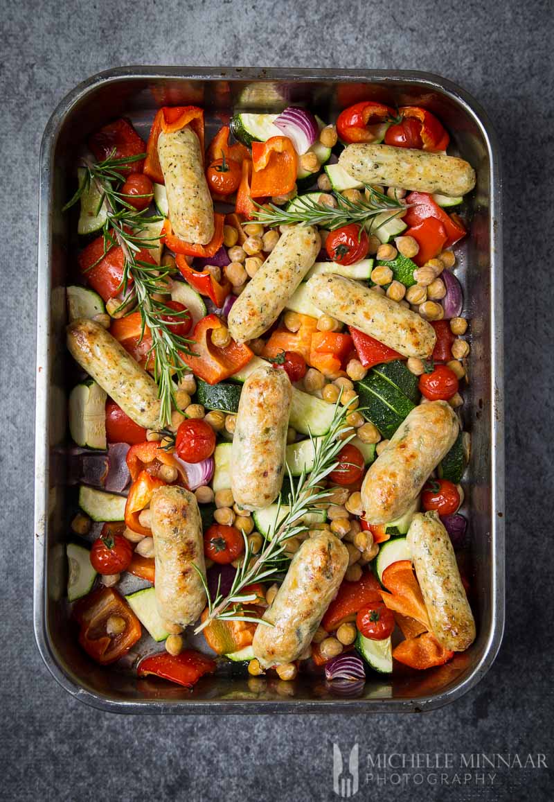 Sausage Traybake