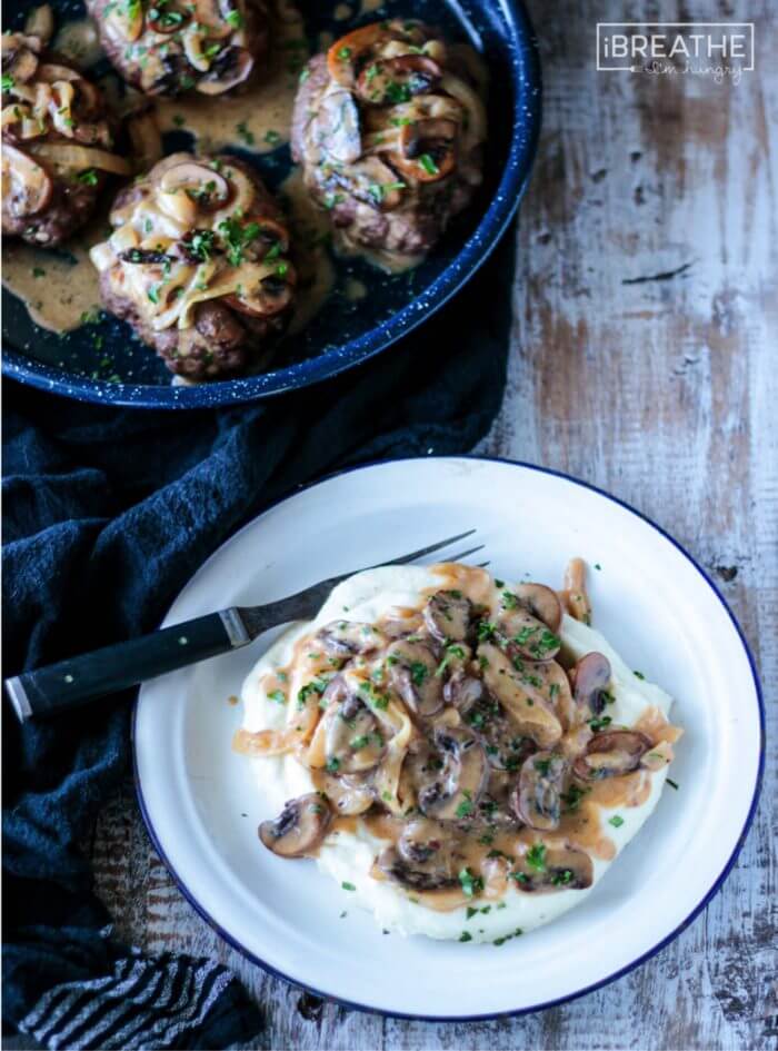 Salisbury Steak With Mushroom Gravy