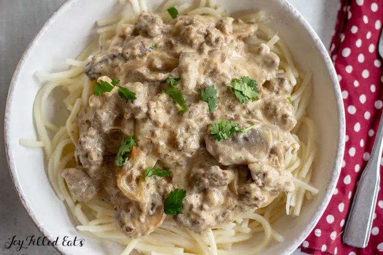 Ground Beef Stroganoff