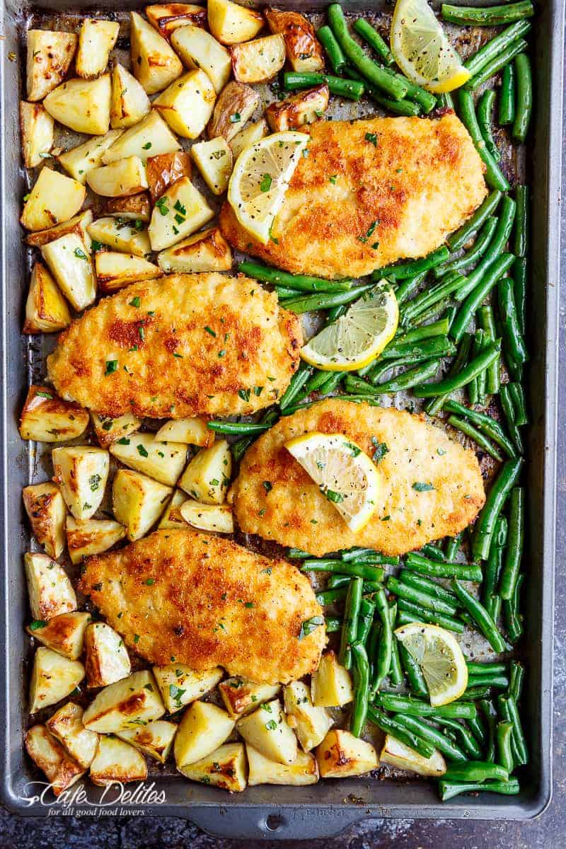 Parmesan Baked Chicken Milanese