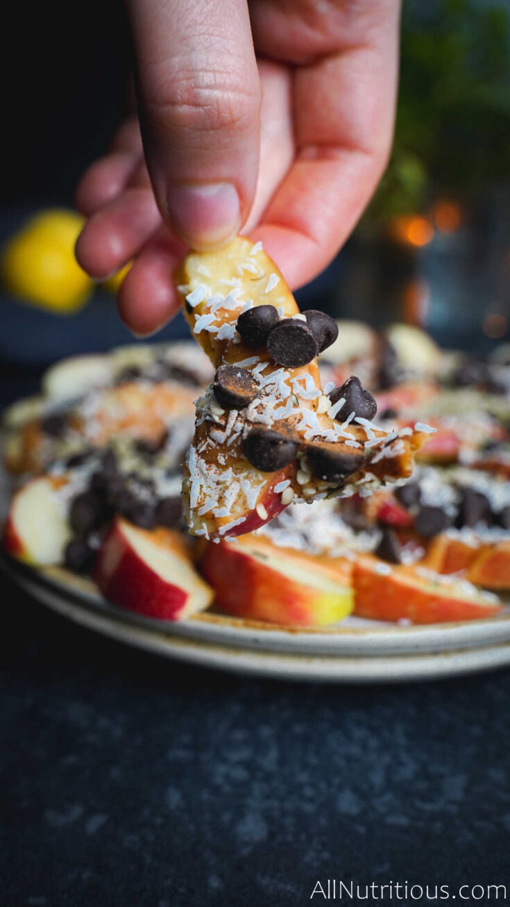 apple nachos