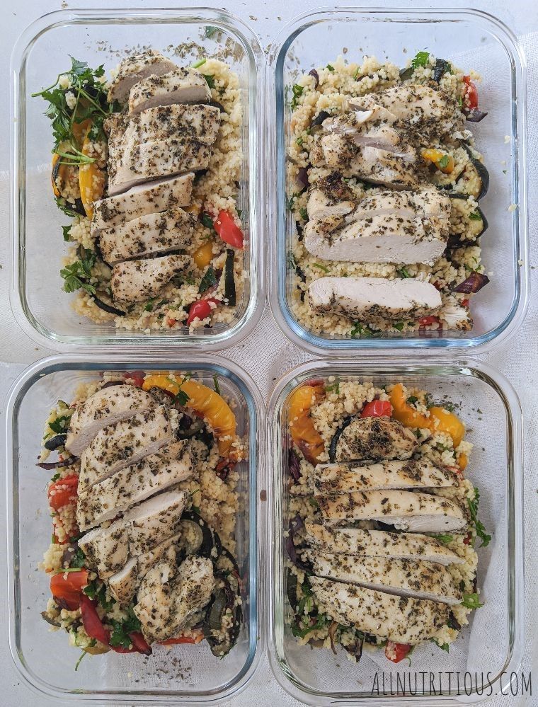 Herb Chicken Breasts With Couscous