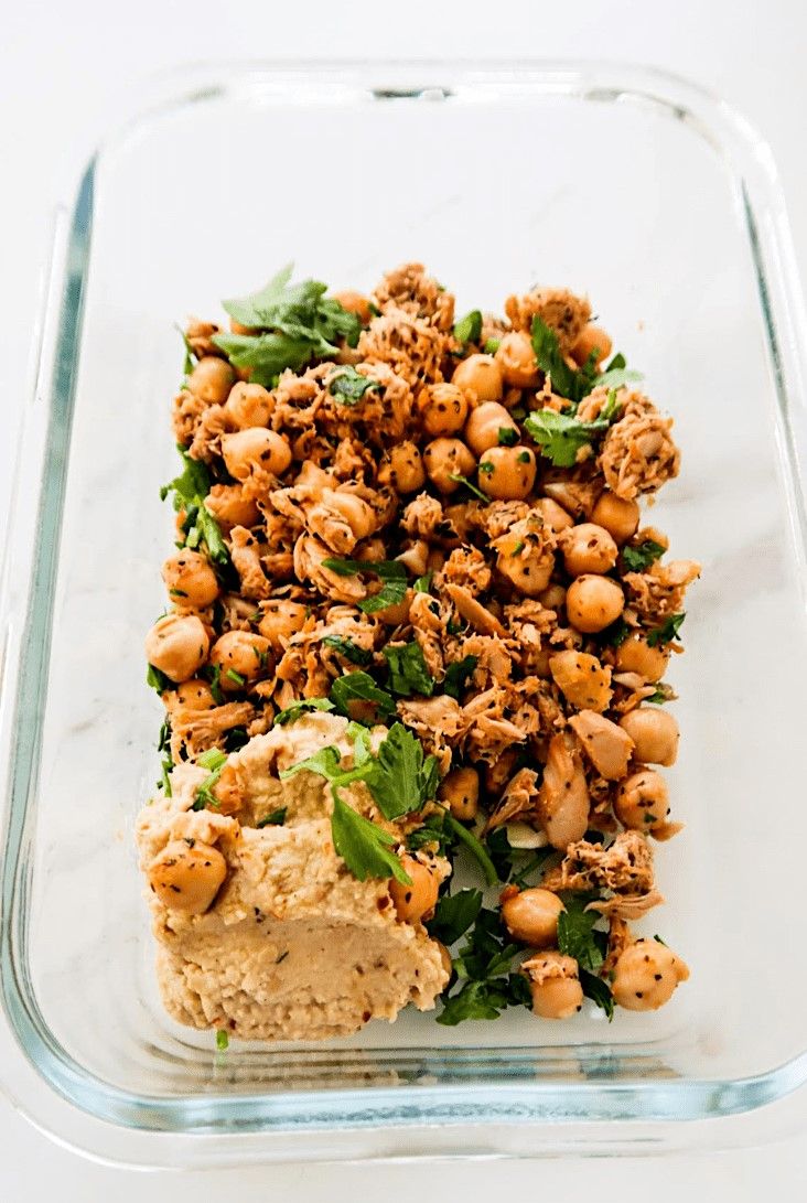 Tuna Chickpea Lunch Bowls