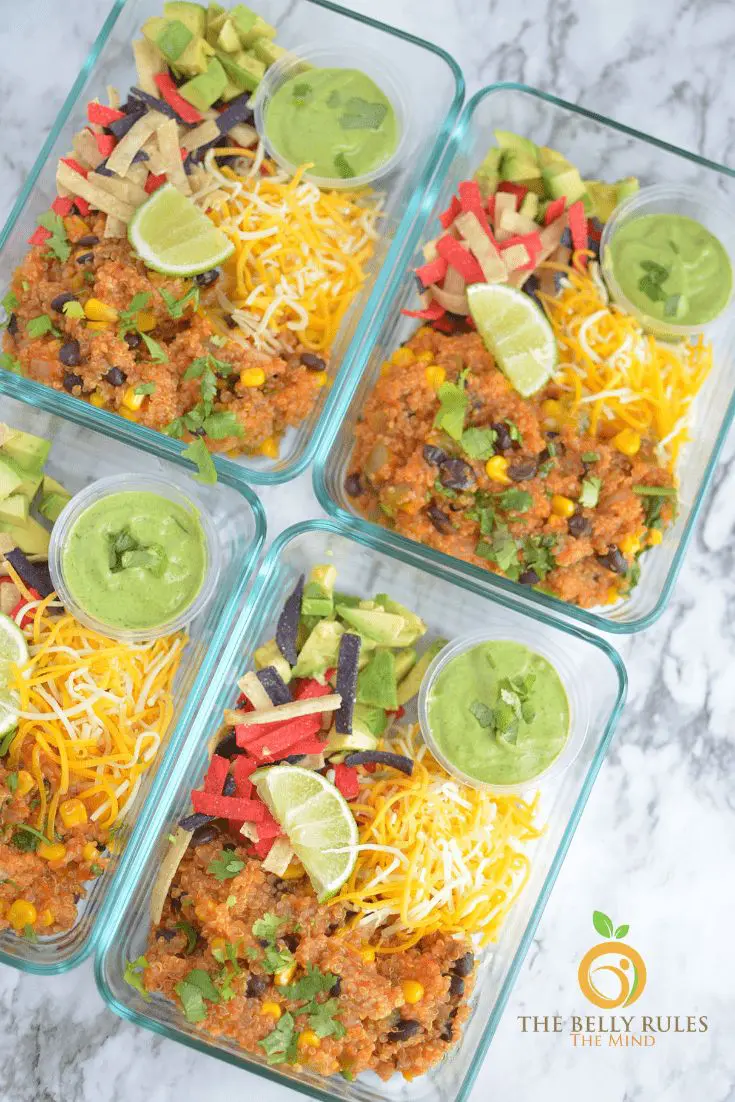  Instant Pot Meal Prep Quinoa Burrito Bowl