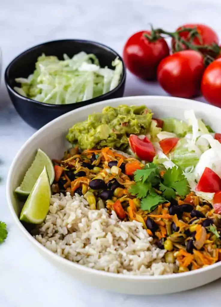 Vegan Burrito Bowls 