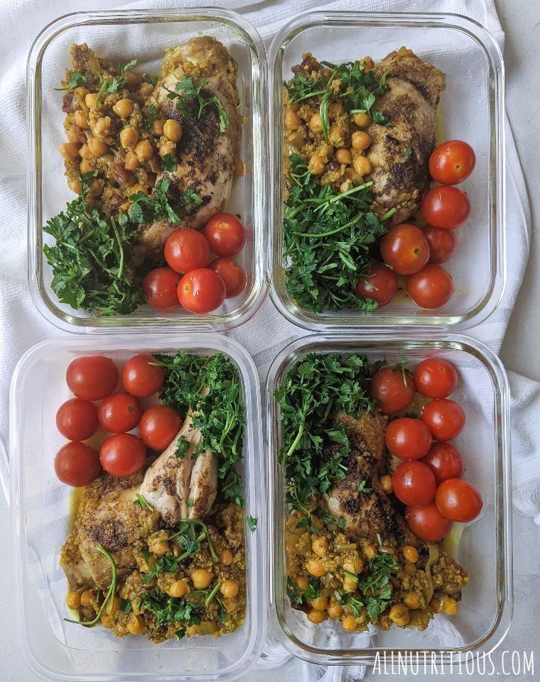 Chicken Legs With Chickpeas