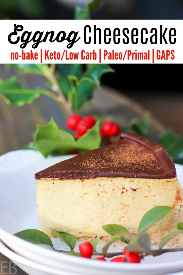 No-Bake Eggnog Cheesecake