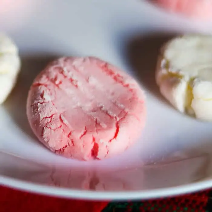 Candy Cane Cream Cheese Mints