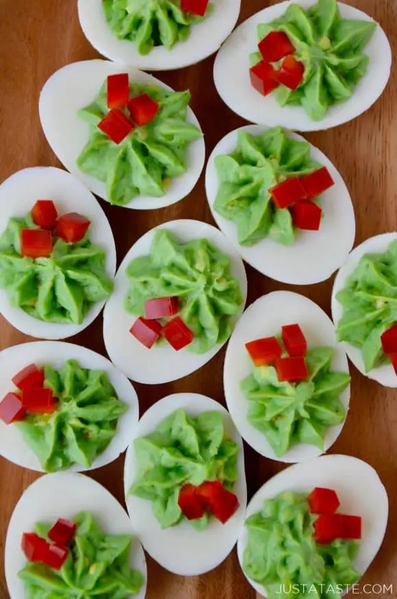 Christmas Deviled Eggs