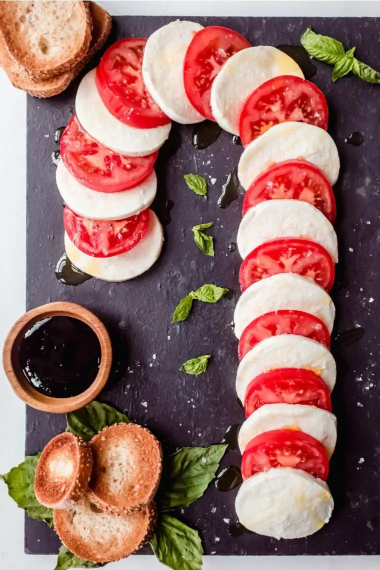 Candy Cane Caprese