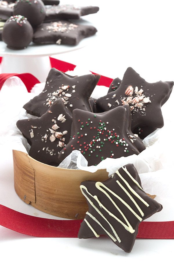 Chocolate Peppermint Stars