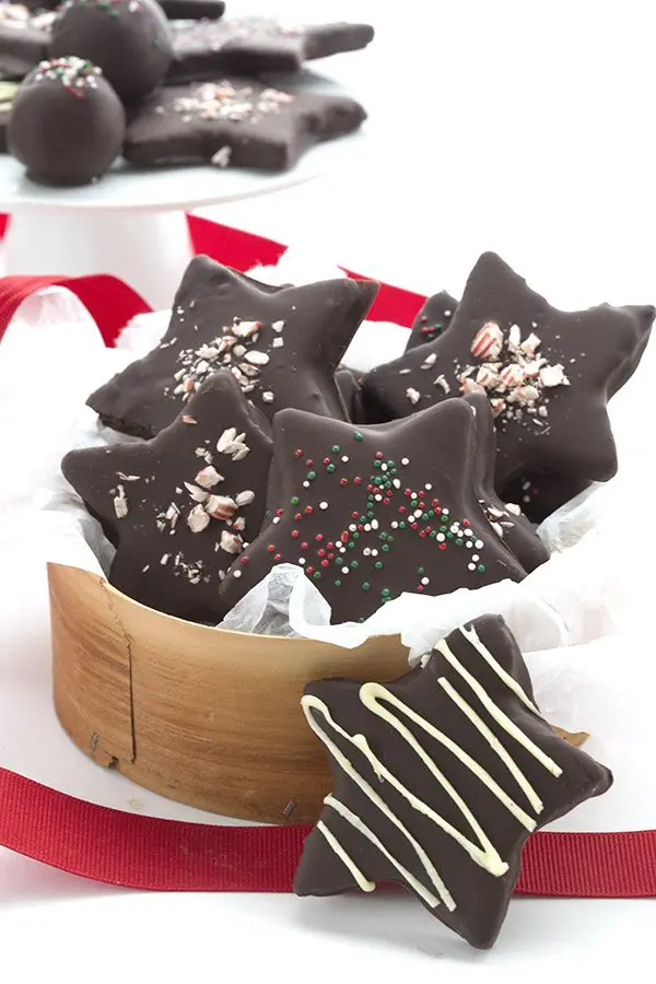 Chocolate Peppermint Stars