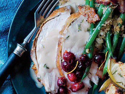 Turkey Breast With Thyme Gravy