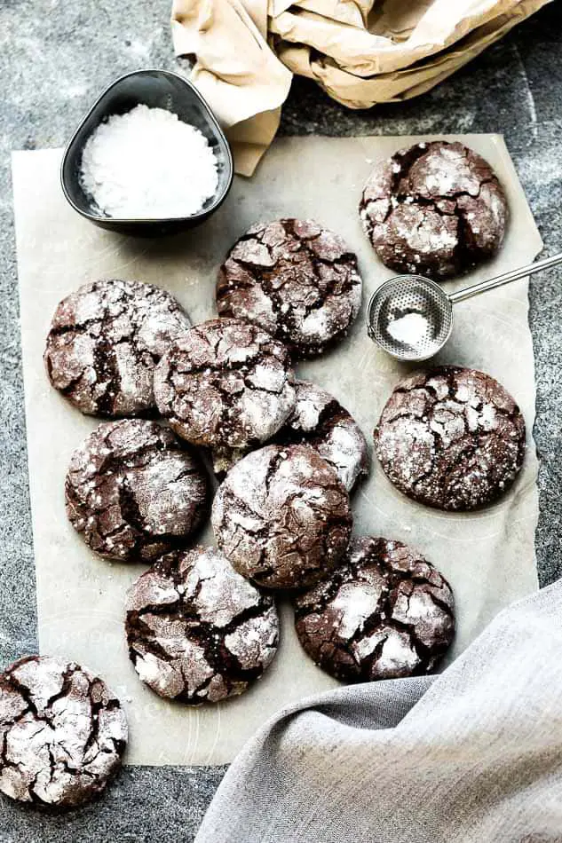 Chocolate Crinkle Cookies