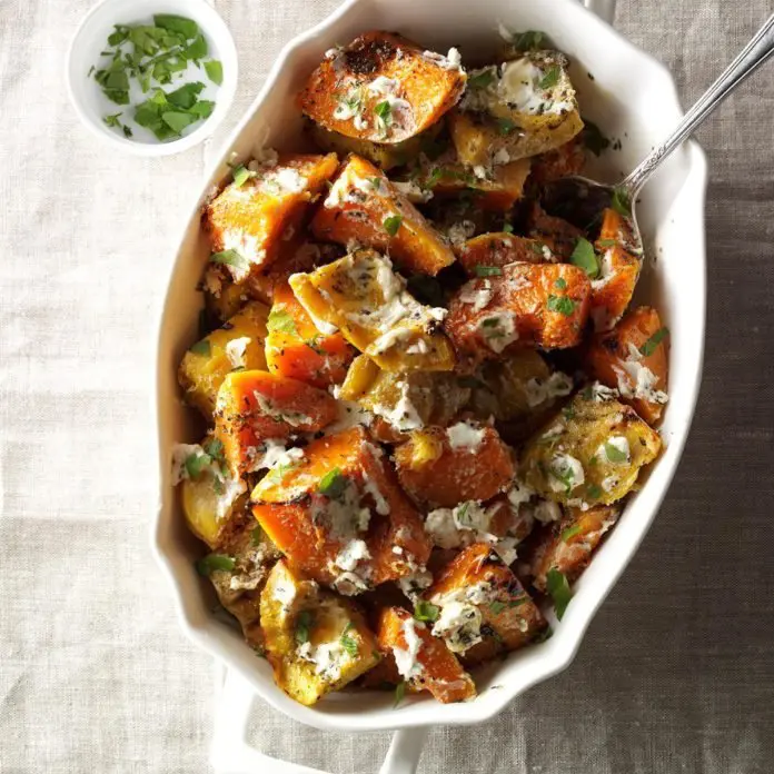 Roasted Herbed Squash