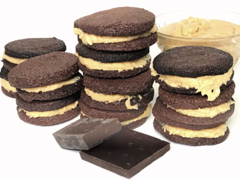 Keto Peanut Butter Oreo Cookies