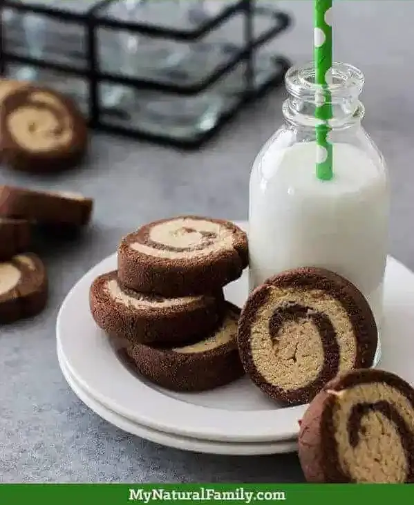 Chocolate Peppermint Swirl Cookies