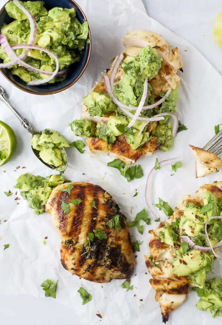 Chicken With Avocado Salsa